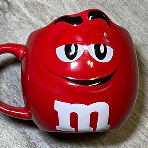 Red M&M’S Character Figural Face Extra Large‎ 24 oz Ceramic Coffee Tea Mug